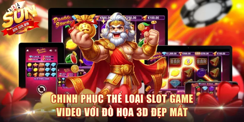 Slot Online Sun Win - Khám Phá Kho Nổ Hũ Đẳng Cấp 2026 3 Chinh phục thể loại Slot game video với đồ họa 3D đẹp mắt