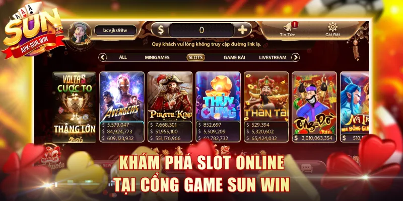 Slot Online Sun Win - Khám Phá Kho Nổ Hũ Đẳng Cấp 2026 2 Khám phá tổng quan về Slot online tại cổng game Sun Win
